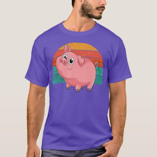 Kute Boerderij Animal Farmer Dierenvriend Piglet R T-shirt
