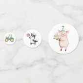 Kute-boerderijdieren Confetti (Voorkanten)