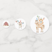 Kute-boerderijdieren Confetti (Achterkanten)