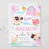 Kute-boerderijdieren Kaart (Voorkant)