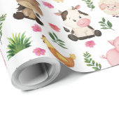 Kute boerderijdieren — Verpakkingspapier Cadeaupapier (Rol Hoek)