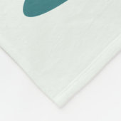 Kute bookworm Sloth Reading Booth Personalized Fleece Deken (Hoek)