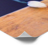 Kute border Collie Puppy Oil Painting Poster (Hoek)