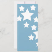 Kute Bounce House Birthday Ticket Style Kaart (Achterkant)