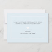 Kute BOY DANK JE Blue Glitter | FOTO Aankondiging (Achterkant)