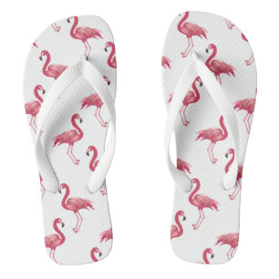 Kute brauw flamingo patroon teenslippers