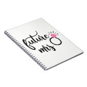 Kute Bride voor de toekomst, Mrs Verloving Notitieboek (Rechterzijde)