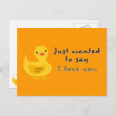 Kute Briefkaart met deklaag (Voorkant / Achterkant)