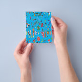 Kute Bright kleurige Floral Flyer (Hand)