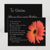 Kute Brother/zuster Siblings Birthday Briefkaart (Voorkant / Achterkant)