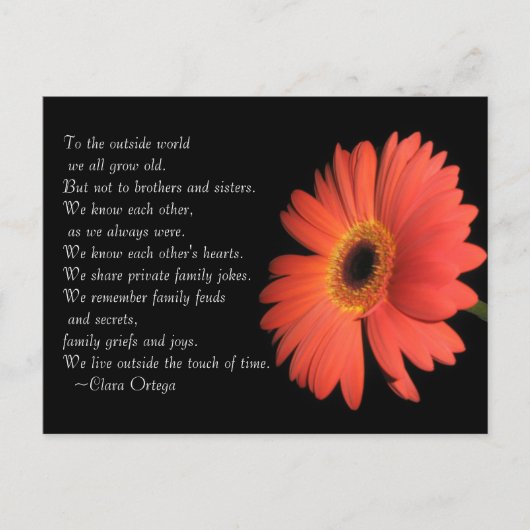 Kute Brother/zuster Siblings Birthday Briefkaart (Voorkant)