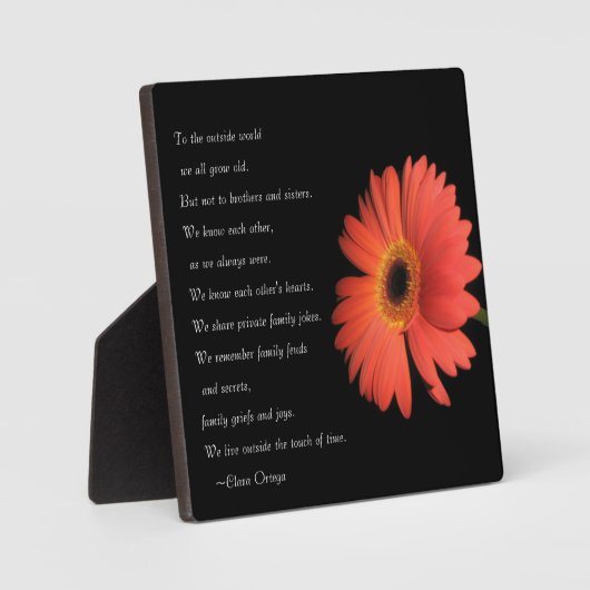 Kute Brother/zuster Siblings Birthday Fotoplaat (Voorkant)