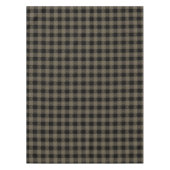 Kute Buffalo met sterren zwart en taupe rustig Tafelkleed (Voorkant)