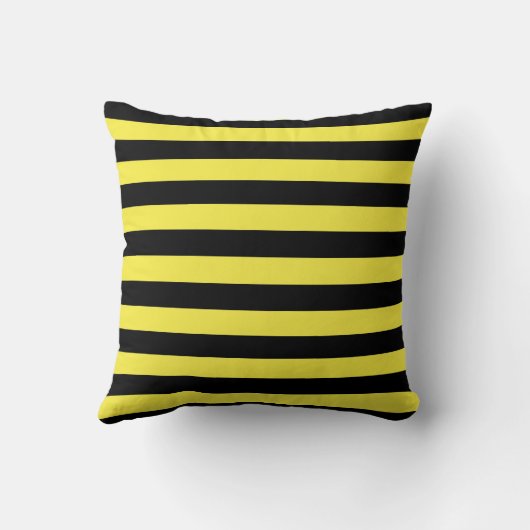 Kute Bumble Bee Baby Birth Announge Pillow Kussen (Achterkant)