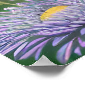 Kute Bumble Bee Floral Natuur Art Poster (Hoek)