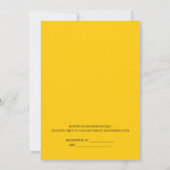 Kute Bumble Bee Triplets Aangepast Baby shower Kaart (Achterkant)