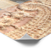 Kute Bunny & Beer gemengde media print Poster (Hoek)