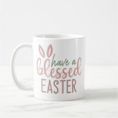 Kute Bunny Ears heeft een gebluste paastijd Koffiemok (Links)