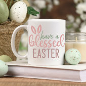 Kute Bunny Ears heeft een gebluste paastijd Koffiemok