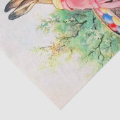  kute Bunny en kleurrijke paaseieren Tissuepapier (Detail)