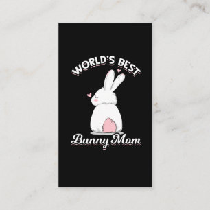 Kute Bunny Mama Rabbit Lover Mam Visitekaartje