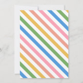 Kute Bunny met Easter Egg Hunt & Brunch Kaart (Achterkant)