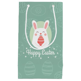 Kute Bunny met paaseieren | Gift Bag Klein Cadeauzakje