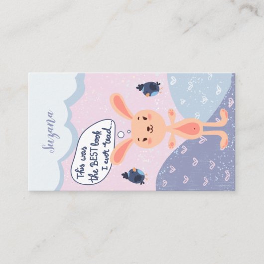 Kute Bunny Monthly Book Count Loyalty (Voorkant)