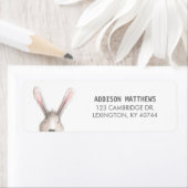 Kute Bunny Return Address Label (Insitu)