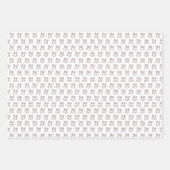 Kute Bunny Wrapping Paper Flat Sheet Set van 3 (Voorkant 3)