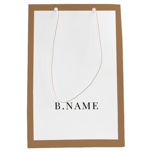 Kute Business Shopping Medium Cadeauzakje (Voorkant)