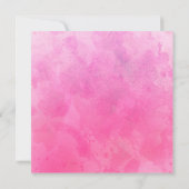 Kute Butterflies Bridal Shower Invitations Kaart (Achterkant)