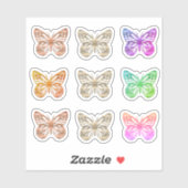 Kute Butterflies Sticker (Vel)