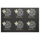 Kute Butterfly en kant Handmade Custom Labels Stof (Fat Quarter)