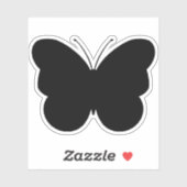 Kute butterfly snijdt vinylSticker deca uit Sticker (Vel)