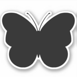 Kute butterfly snijdt vinylSticker deca uit Sticker