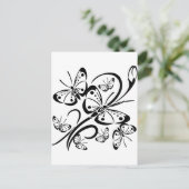 Kute Butterfly's Briefkaart (Staand voorkant)