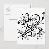 Kute Butterfly's Briefkaart (Voorkant / Achterkant)