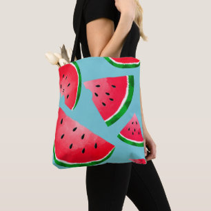 Kute canvas tas met watermeloen