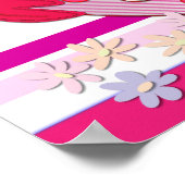 Kute Cartoon Baby Owl poster met Beer (Hoek)