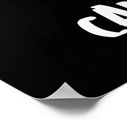 Kute Cartoon Beer in ruimte Poster (Hoek)