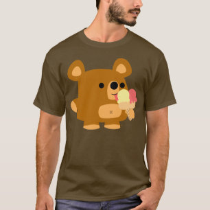 Kute Cartoon Beer met balken :) Apparel T-shirt