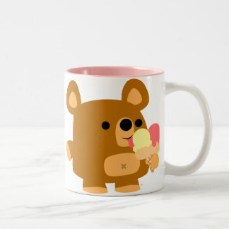 Kute Cartoon Beer met boxen :) mok