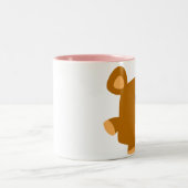 Kute Cartoon Beer met boxen :) mok (Center)