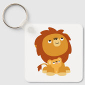 Kute Cartoon Beschermende pap Sleutelhanger (Voorkant)