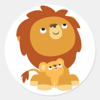 Kute Cartoon Beschermende pap Sticker