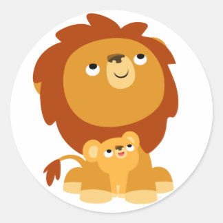 Kute Cartoon Beschermende pap Sticker