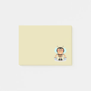 Kute Cartoon bietenkappen van honing Post-it® Notes