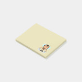 Kute Cartoon bietenkappen van honing Post-it® Notes (Schuin)