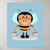 Kute Cartoon bietenkappen van honing Poster (Voorkant)